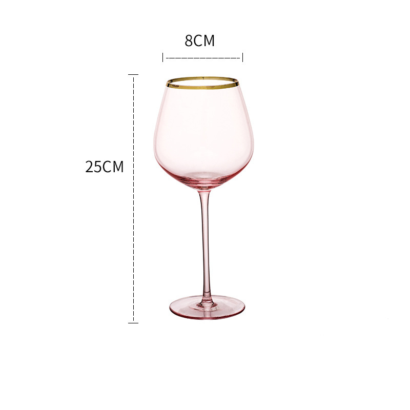 Clear glass wine glass crystal champagne glass 27 02