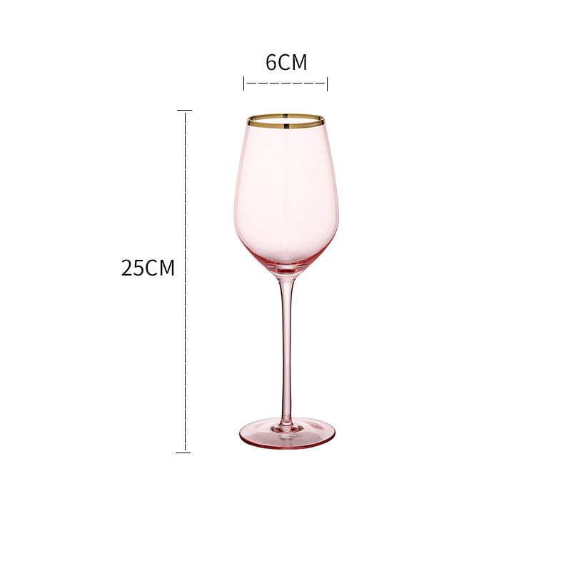 Clear glass wine glass crystal champagne glass 28
