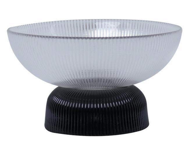 Crystal glass high-foot colorful high-foot fruit plate 10