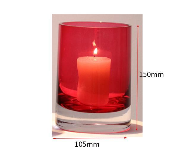 Light luxury aromatherapy glass candle holder 46 01